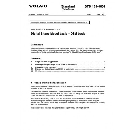 VOLVO STD 101-0001 0