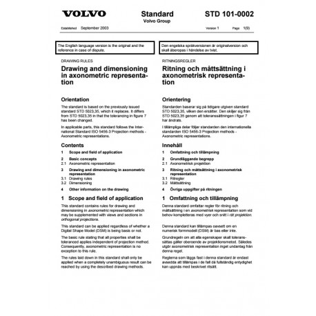 VOLVO STD 101-0002 0