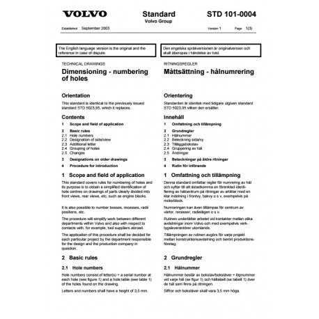 VOLVO STD 101-0004 0