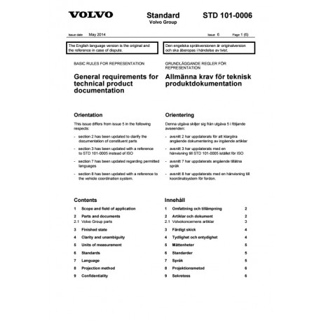 VOLVO STD 101-0006 0