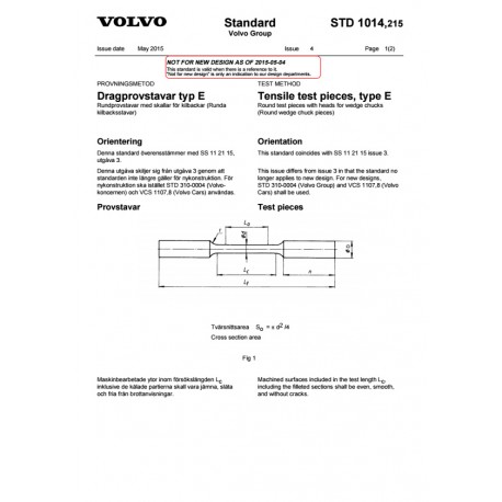 VOLVO STD 1014,215 0